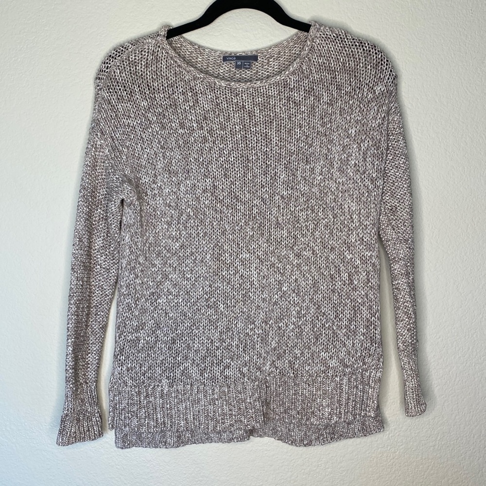 Vince knitted sweater Sz XS oatmeal colored